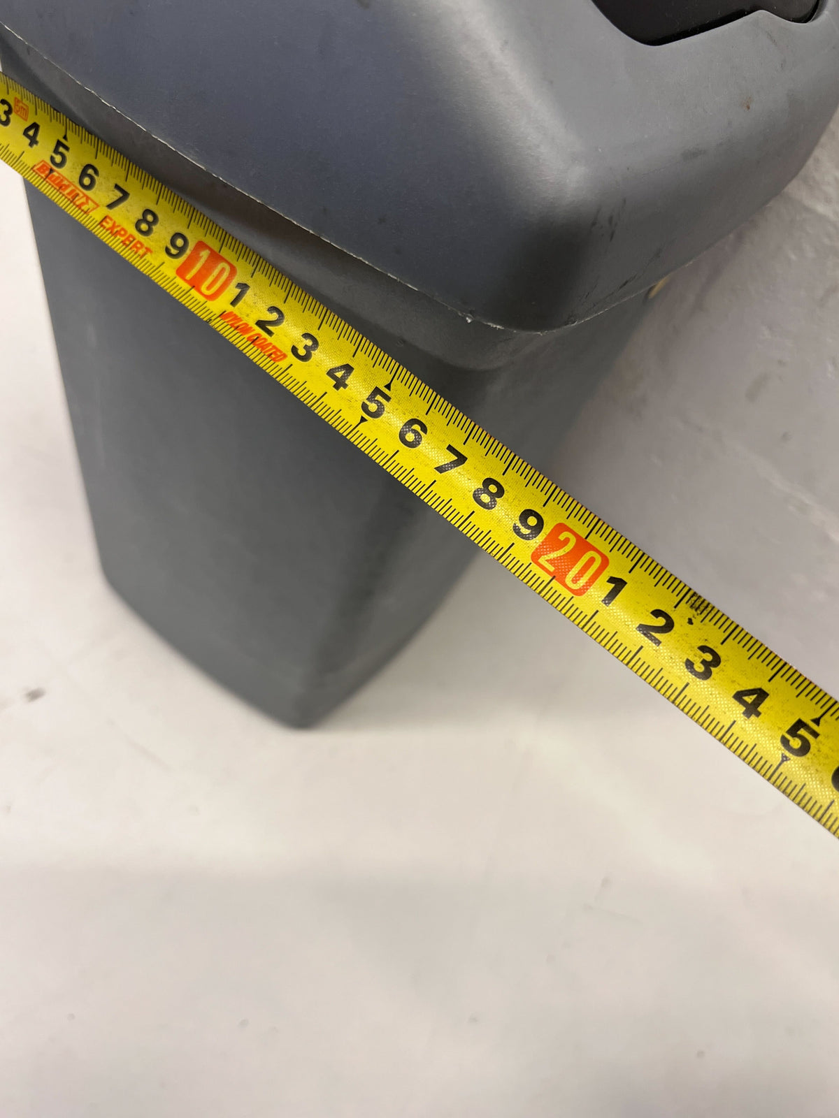 Grey Plastic Pedal Bin by Addis - Functional & Durable Trash Solution