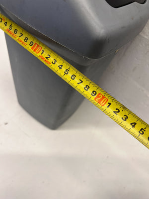 Grey Plastic Pedal Bin by Addis - Functional & Durable Trash Solution