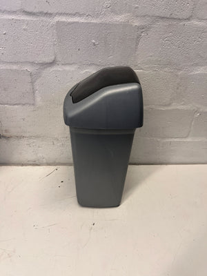 Grey Plastic Pedal Bin by Addis - Functional & Durable Trash Solution