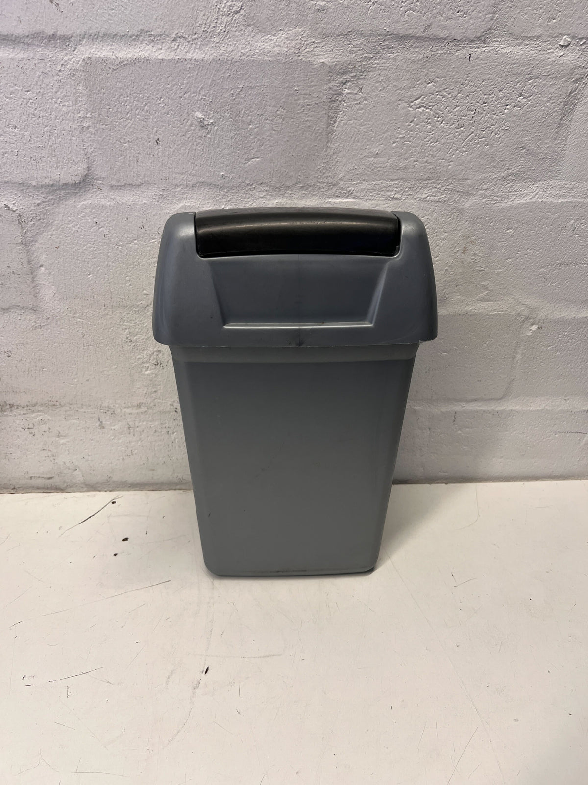 Grey Plastic Pedal Bin by Addis - Functional & Durable Trash Solution