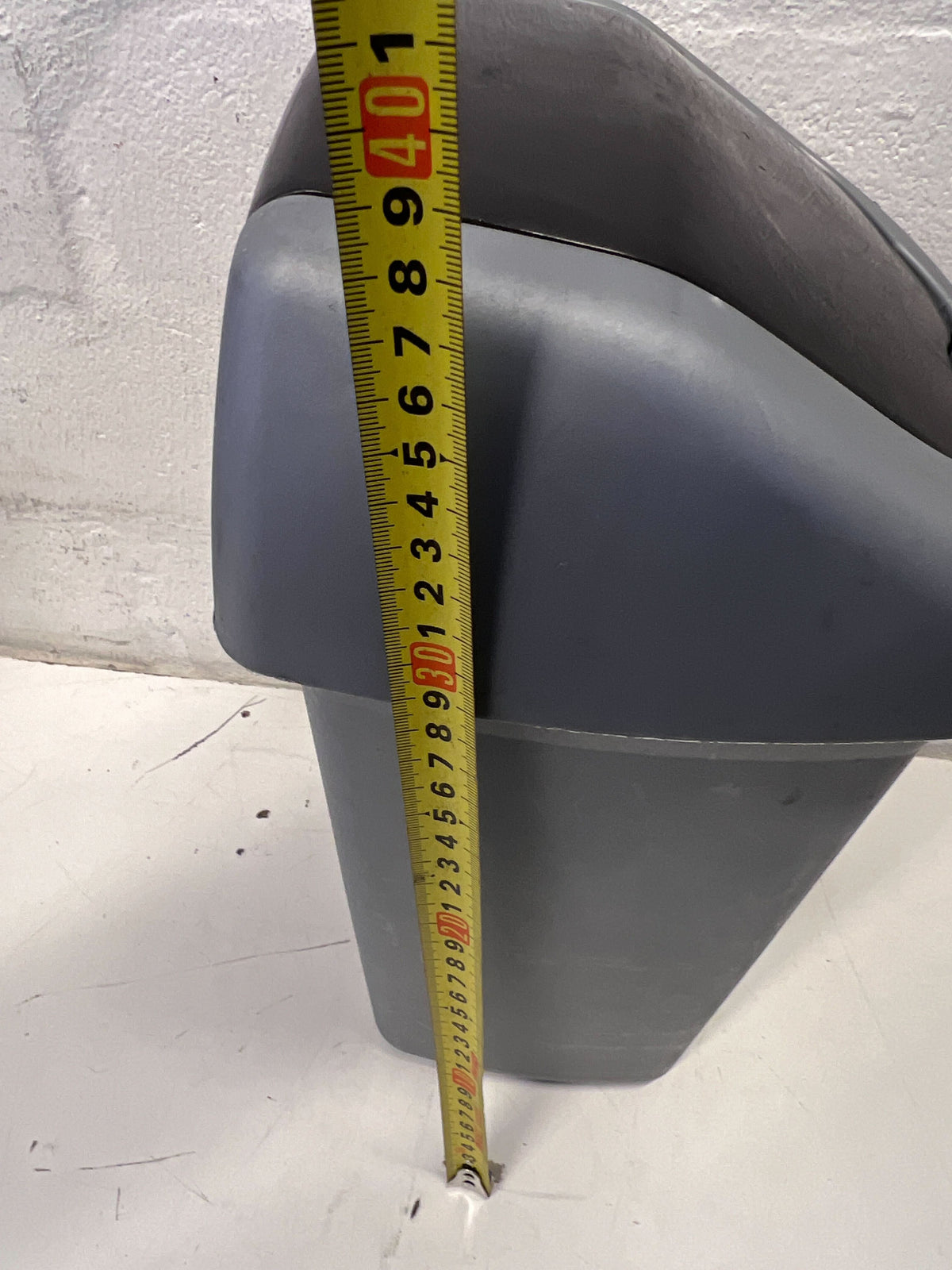 Grey Plastic Pedal Bin by Addis - Functional & Durable Trash Solution