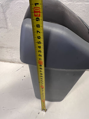 Grey Plastic Pedal Bin by Addis - Functional & Durable Trash Solution