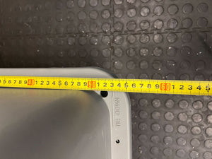 Grey Plastic Pet Carrier with Steel Door 80 BY 55 - Minor Scuff Marks