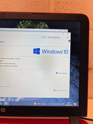 HP Pavilion Red & Grey Laptop - Intel Core i3 - Includes Charger - 2ndhandwarehouse.com