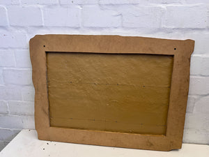 Hand-Painted Wall Art by San/Bushman Descendants - Unique Natural Design 98x73cm - 2ndhandwarehouse.com