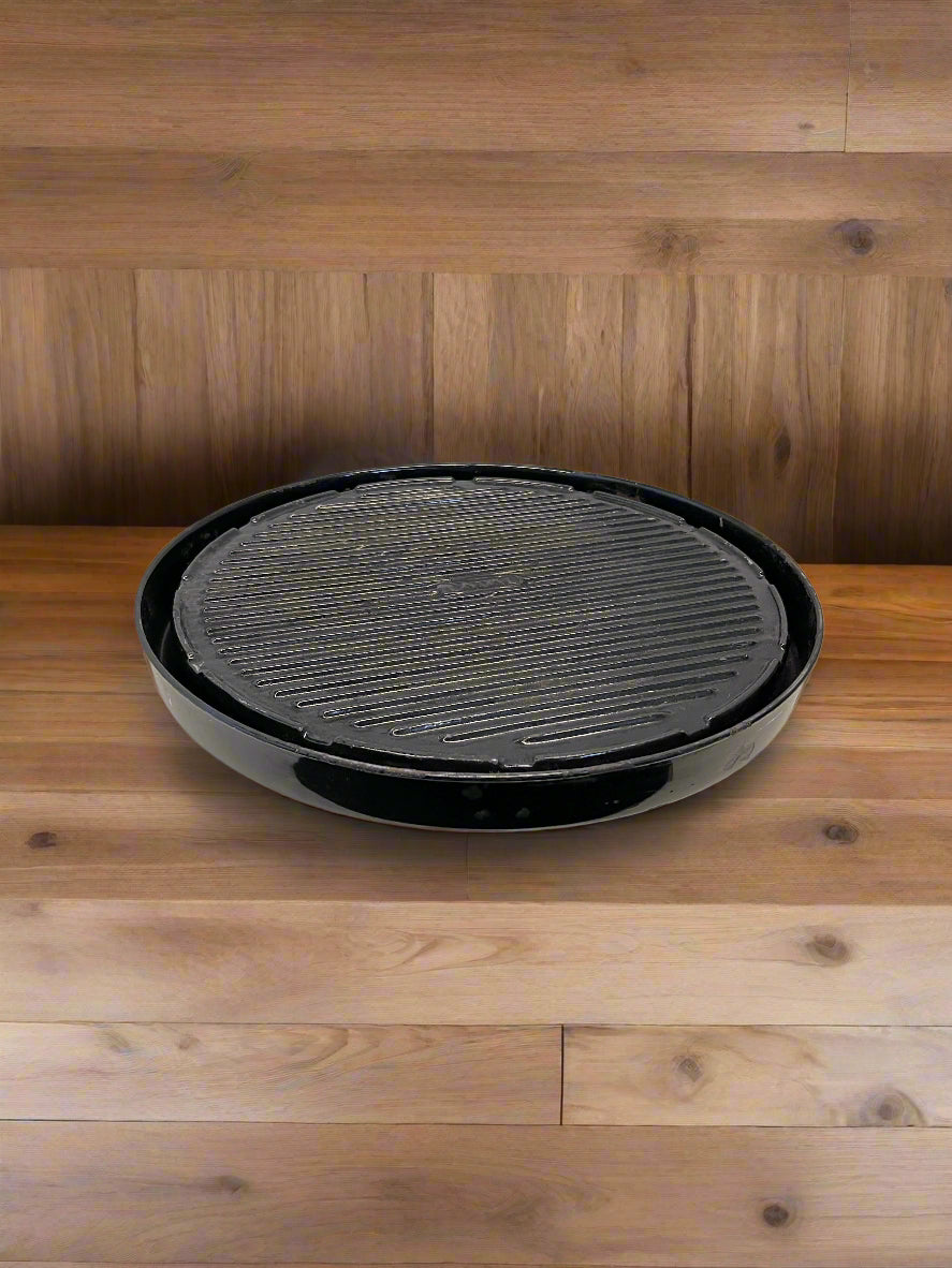 🔥 Heavy-Duty Braai Stand Grill Top – Round Cast Iron Cooking Plate - 2ndhandwarehouse.com