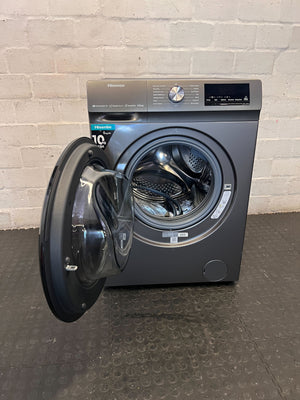 Hisense 10kg Wash 6kg Dry Inverter Washer Dryer - Grey - 2ndhandwarehouse.com