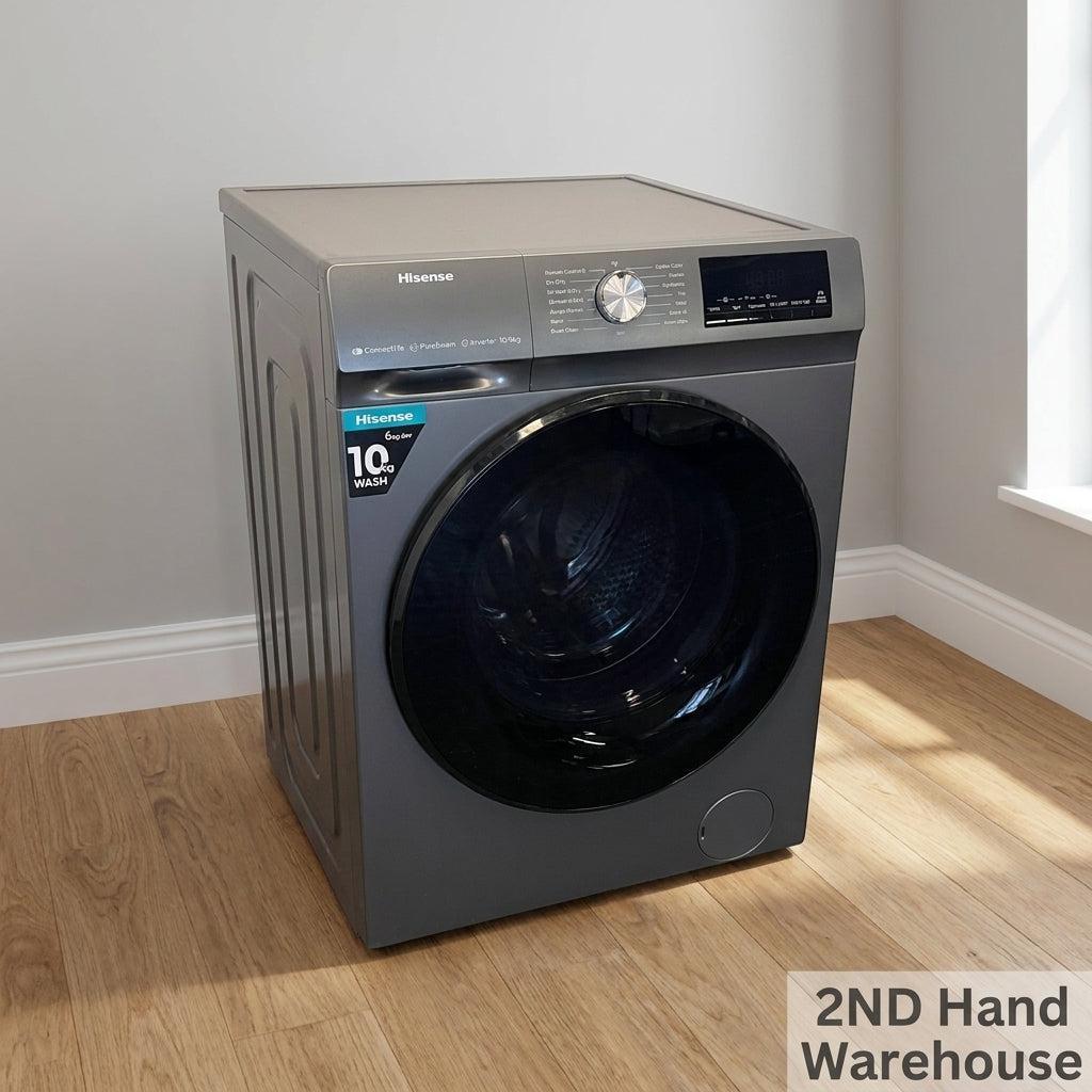 Hisense 10kg Wash 6kg Dry Inverter Washer Dryer - Grey - 2ndhandwarehouse.com