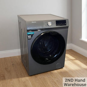 Hisense 10kg Wash 6kg Dry Inverter Washer Dryer - Grey - 2ndhandwarehouse.com