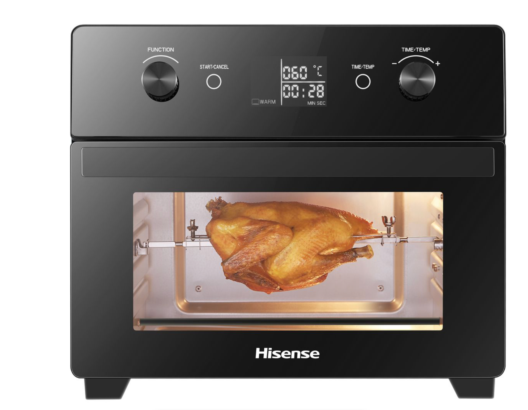 Hisense 20L Multifunction Airfryer Toaster Oven - Black
