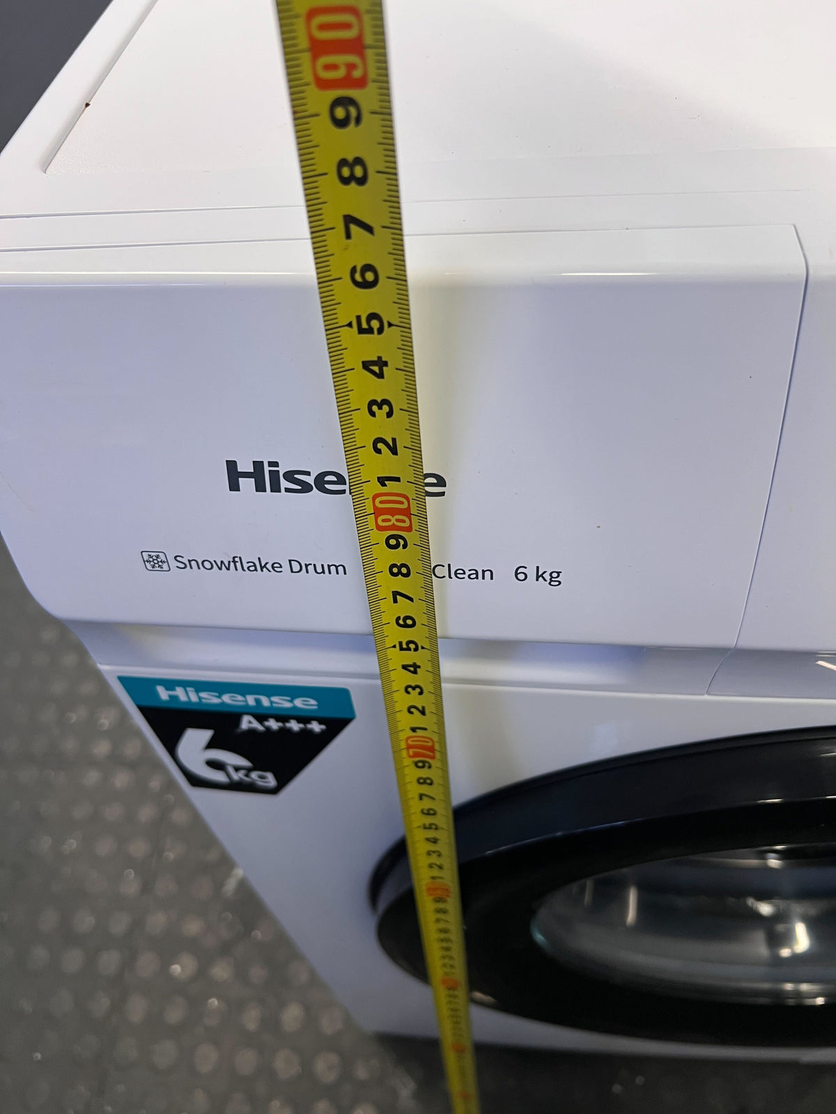 Hisense 6kg Front-Loading Washing Machine – White, A+++ Energy Rated - REDUCED