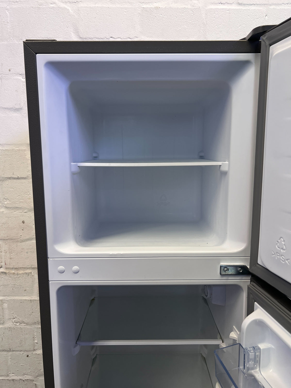 Hisense Grey Top-Freezer Fridge - small scratch