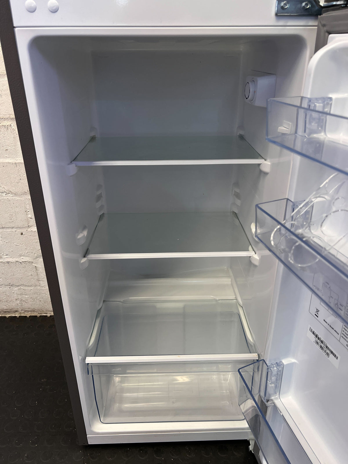 Hisense Grey Top-Freezer Fridge - small scratch