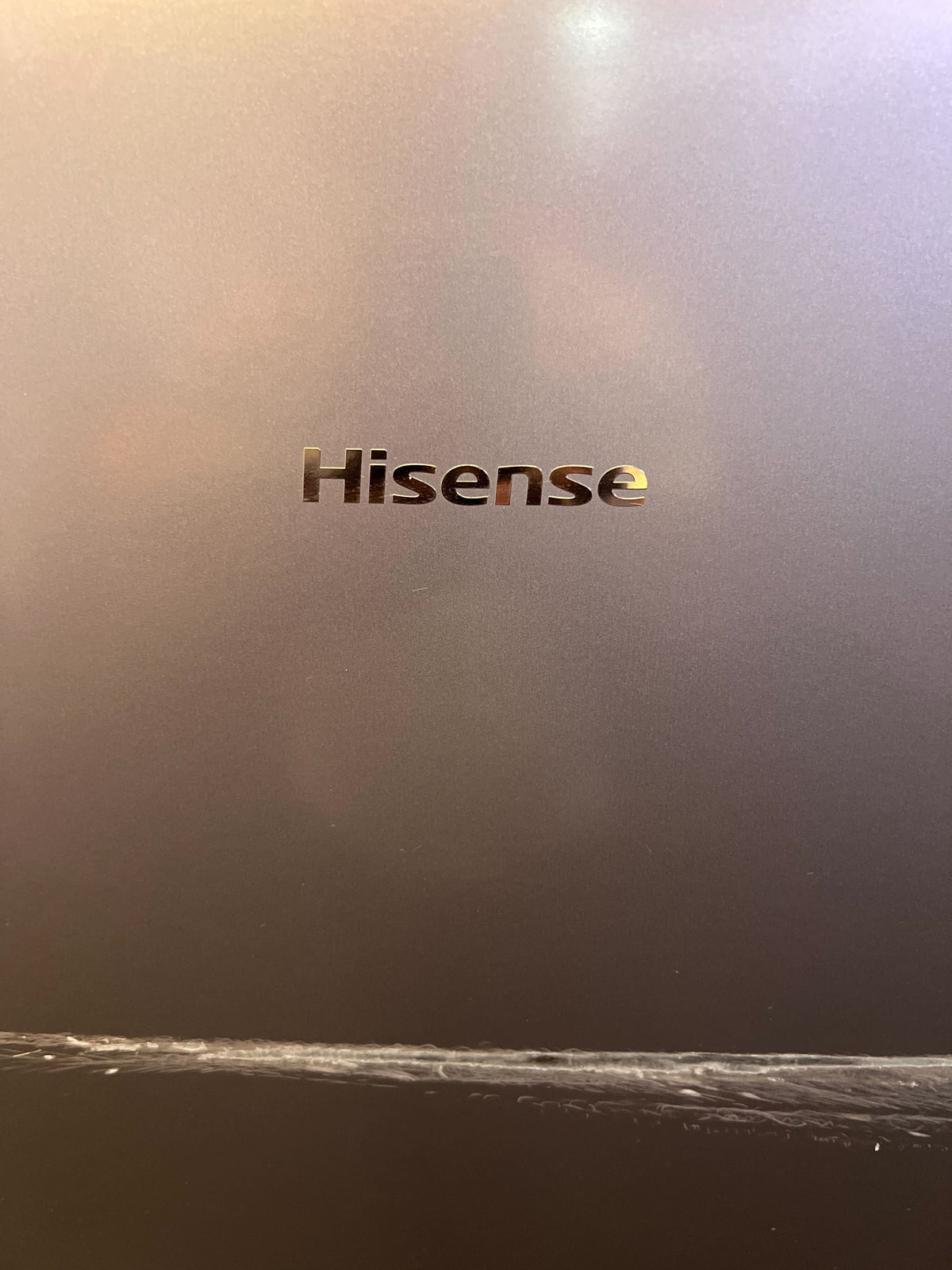Hisense Grey Top-Freezer Fridge - small scratch