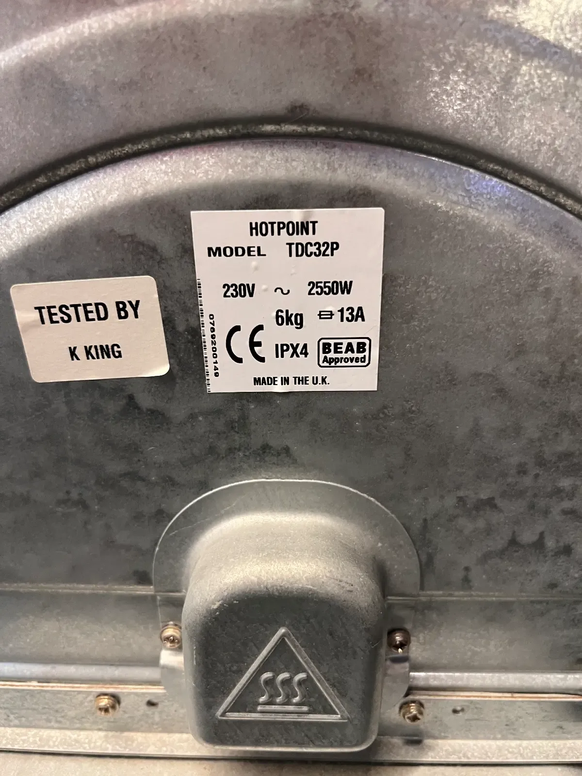 Hotpoint Aquarius TDC32 Condenser Tumble Dryer - Excellent Condition - 2ndhandwarehouse.com