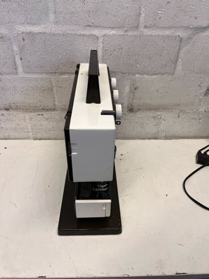 Husqvarna 3610 Vintage Sewing Machine - White and Brown, Minor Scuffs