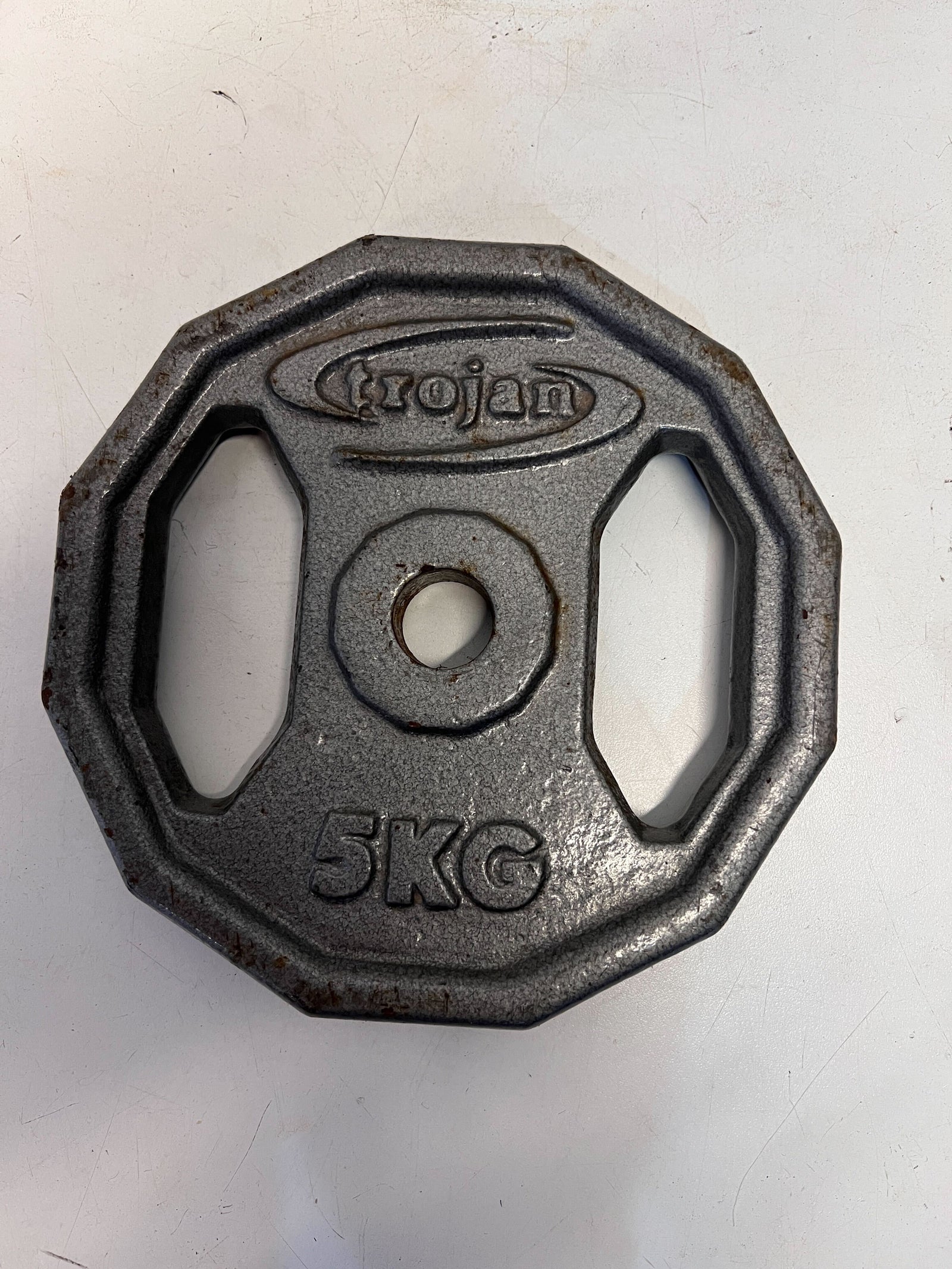 5kg Trojan Cast Iron Weight Plate – Slight Rust