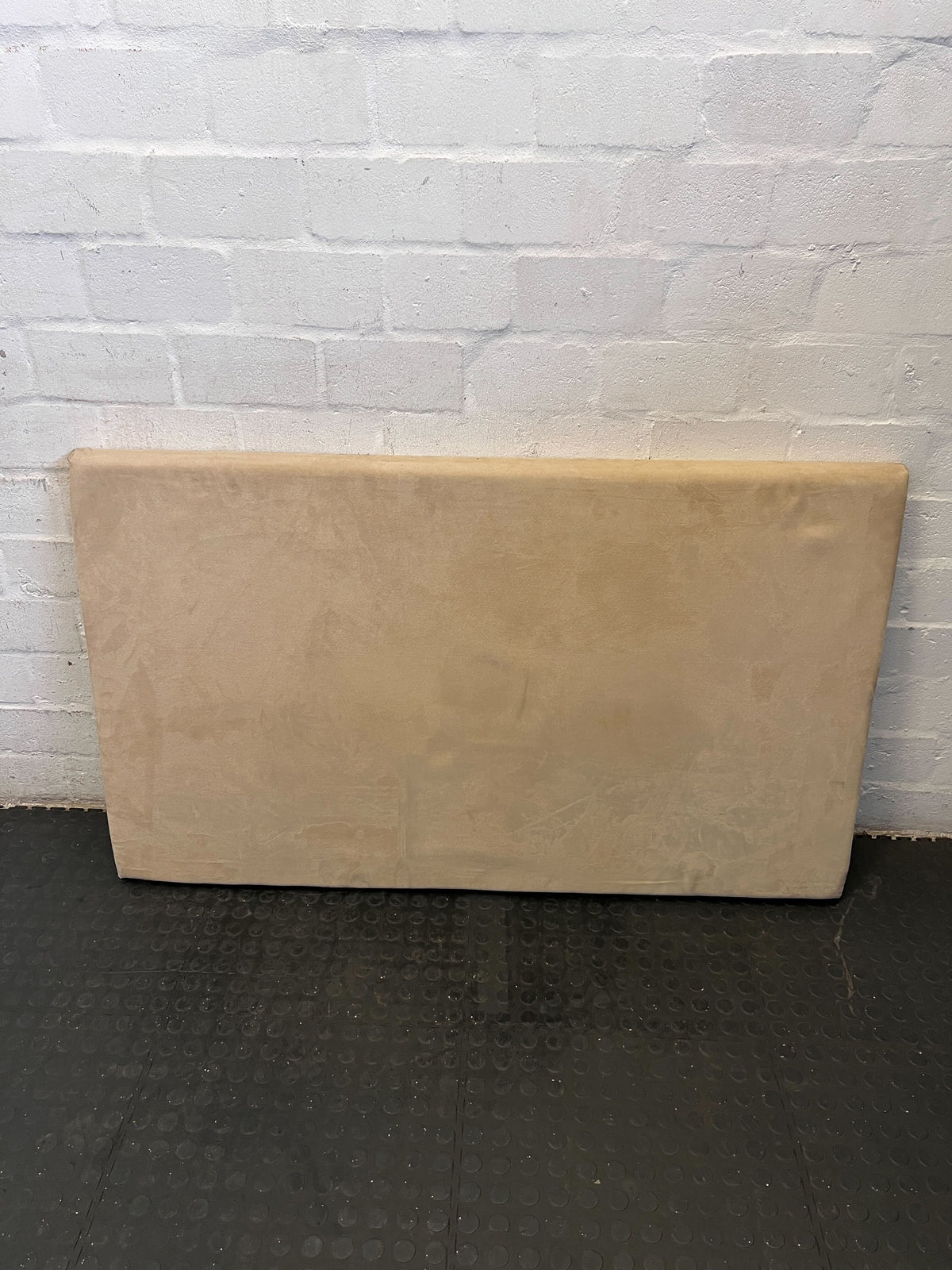 Versatile Cream Upholstered Double Headboard Panel