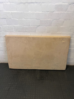 Versatile Cream Upholstered Double Headboard Panel