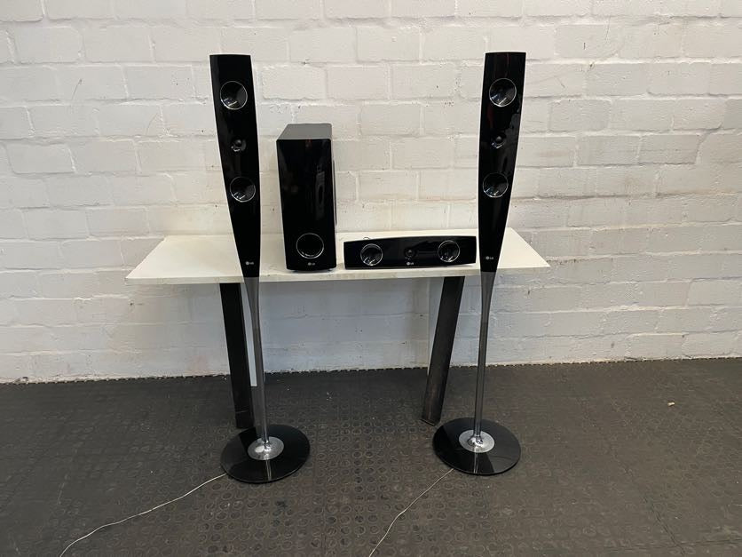 LG Subwoofer with 3 Speakers - 2ndhandwarehouse.com