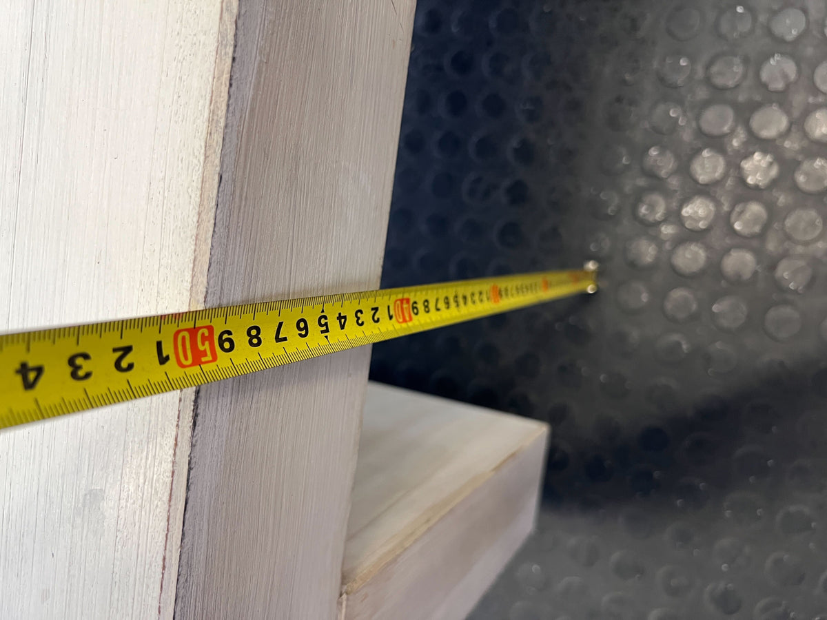 Versatile Whitewashed Wood Console Bench with Casters