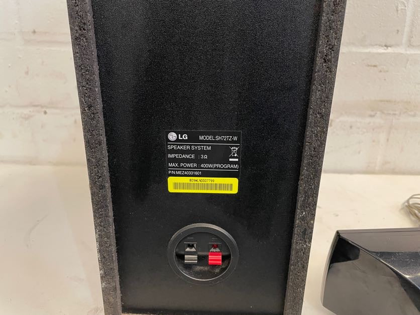 LG Subwoofer with 3 Speakers - 2ndhandwarehouse.com