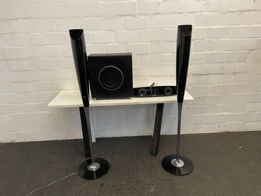 LG Subwoofer with 3 Speakers - 2ndhandwarehouse.com