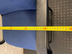 Sleek Blue Ergonomic Office Chair