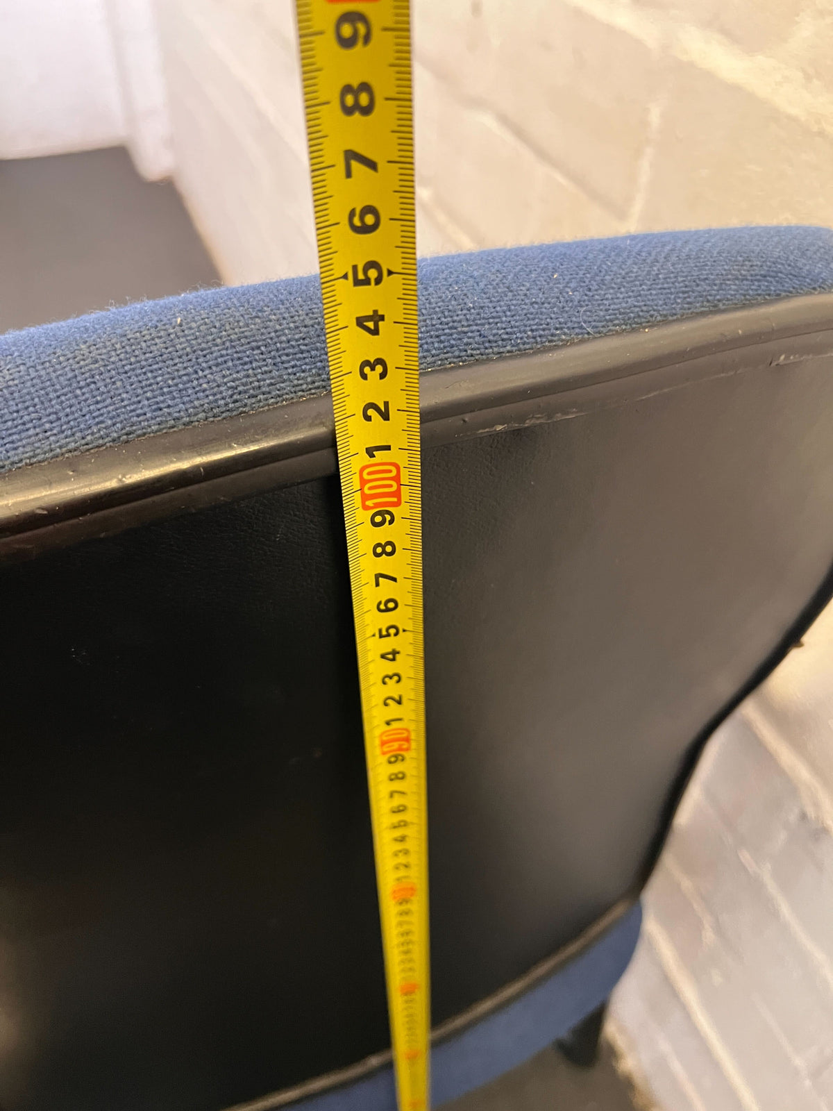 Sleek Blue Ergonomic Office Chair