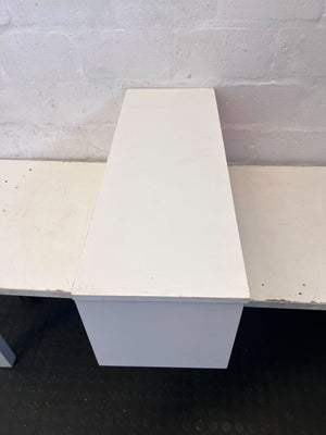 Colorful 3-Bin Storage Shelf with Primary Color Fabric Bins