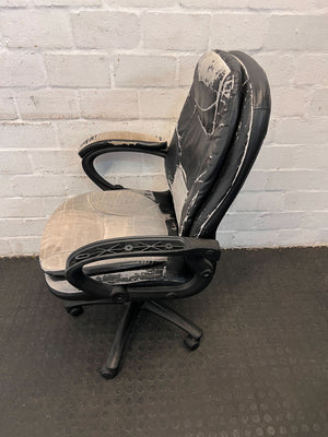 Ergonomic Black Office Chair with Minor Wear