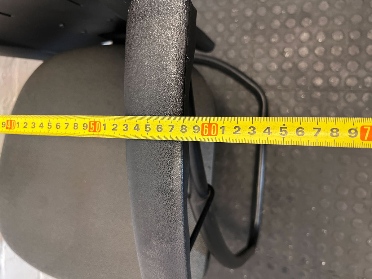 Modern Black Sled Base Office Visitor Chair - 2ndhandwarehouse.com