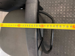 Modern Black Sled Base Office Visitor Chair - 2ndhandwarehouse.com