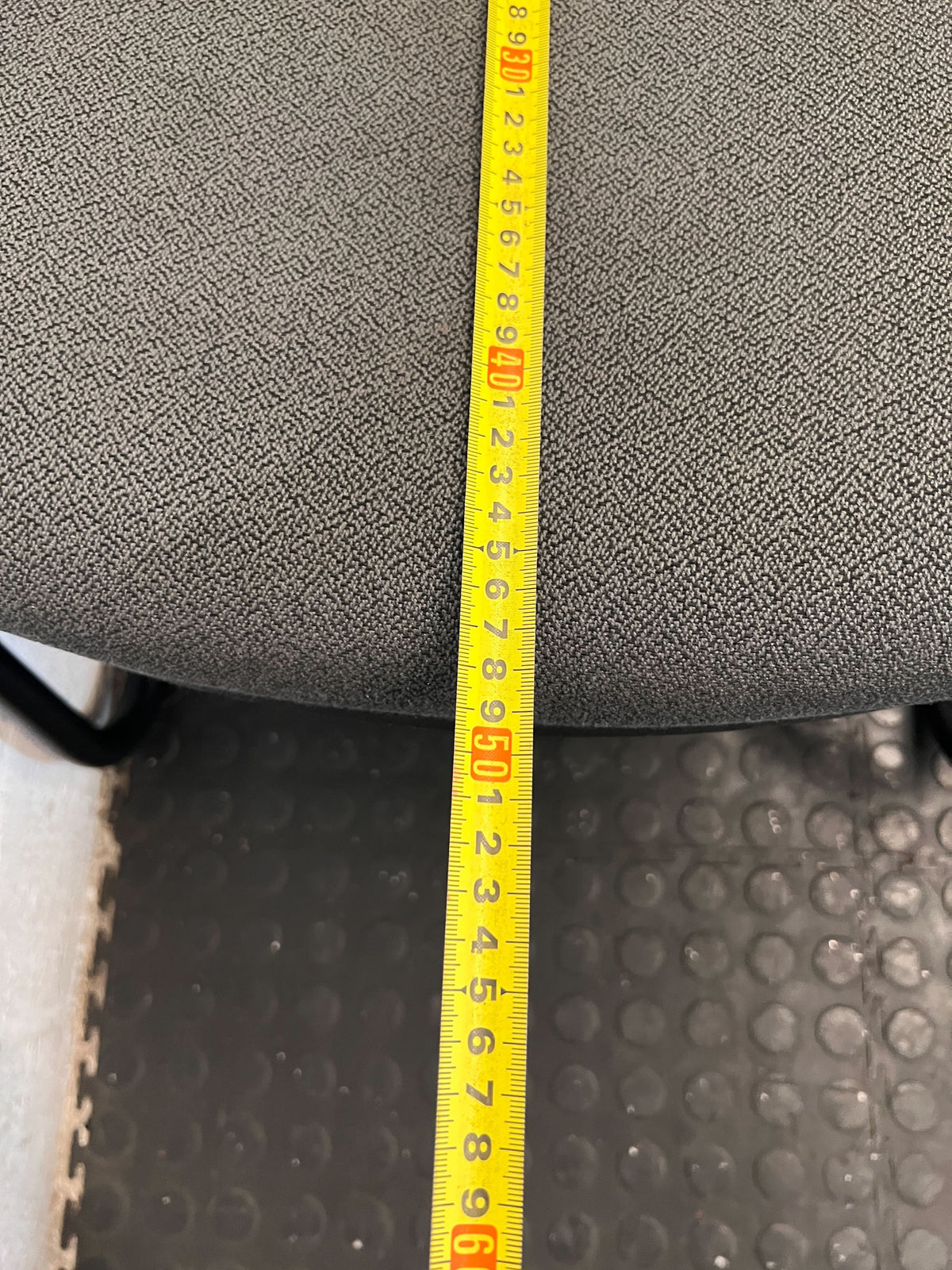 Modern Black Sled Base Office Visitor Chair - 2ndhandwarehouse.com