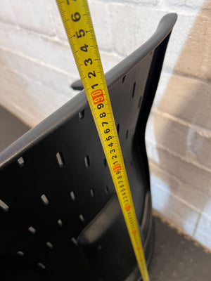 Modern Black Sled Base Office Visitor Chair - 2ndhandwarehouse.com