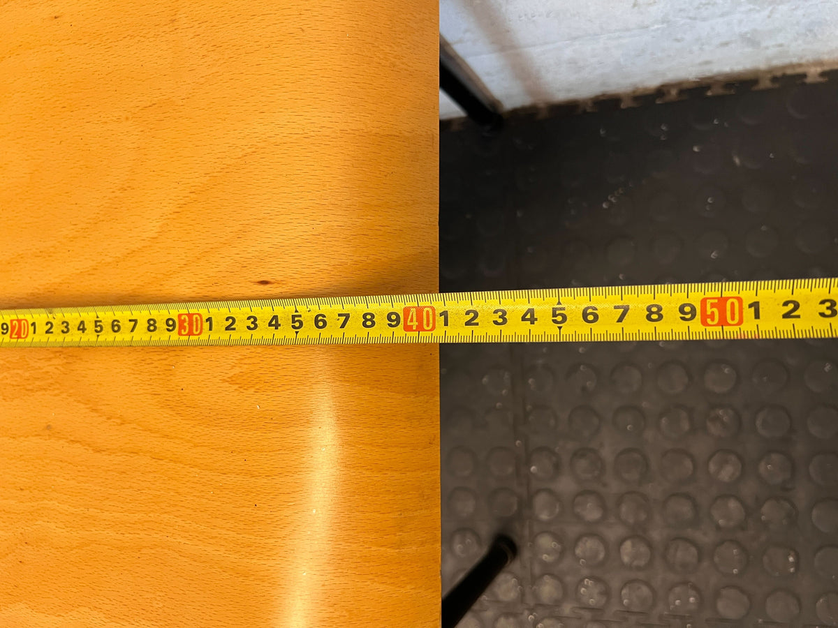 Vintage Wood & Metal Utility Chair - 2ndhandwarehouse.com