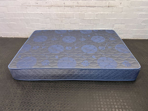 Comfortable Blue Twin Mattress - Gently Used, Hypoallergenic, 10-inch