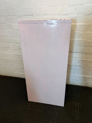 Retro Two-Tone 4-Drawer Filing Cabinet - Blue & Cream - 2ndhandwarehouse.com