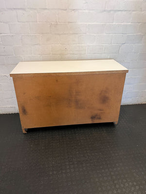 Versatile Light Grey 3-Door Storage Cabinet - 2ndhandwarehouse.com