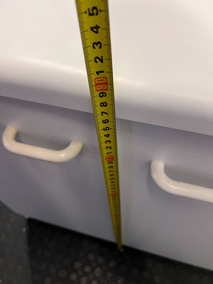 Versatile Light Grey 3-Door Storage Cabinet - 2ndhandwarehouse.com