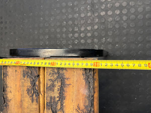 Vintage Industrial Style Wooden and Metal Chair with Minor Wear - 2ndhandwarehouse.com