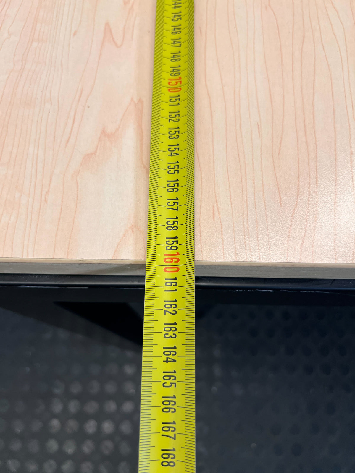 Modern Light Wood Dual Work Station with Black Legs – Stylish & Versatile - REDUCED