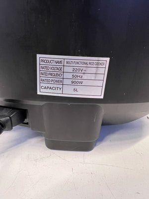 Silver Crest Black Rice Cooker - Versatile Kitchen Essential 🥘