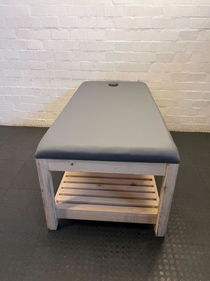 Professional Massage & Treatment Table with Storage Shelf - REDUCED