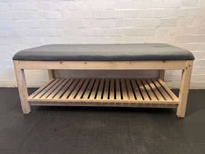Professional Massage & Treatment Table with Storage Shelf - REDUCED