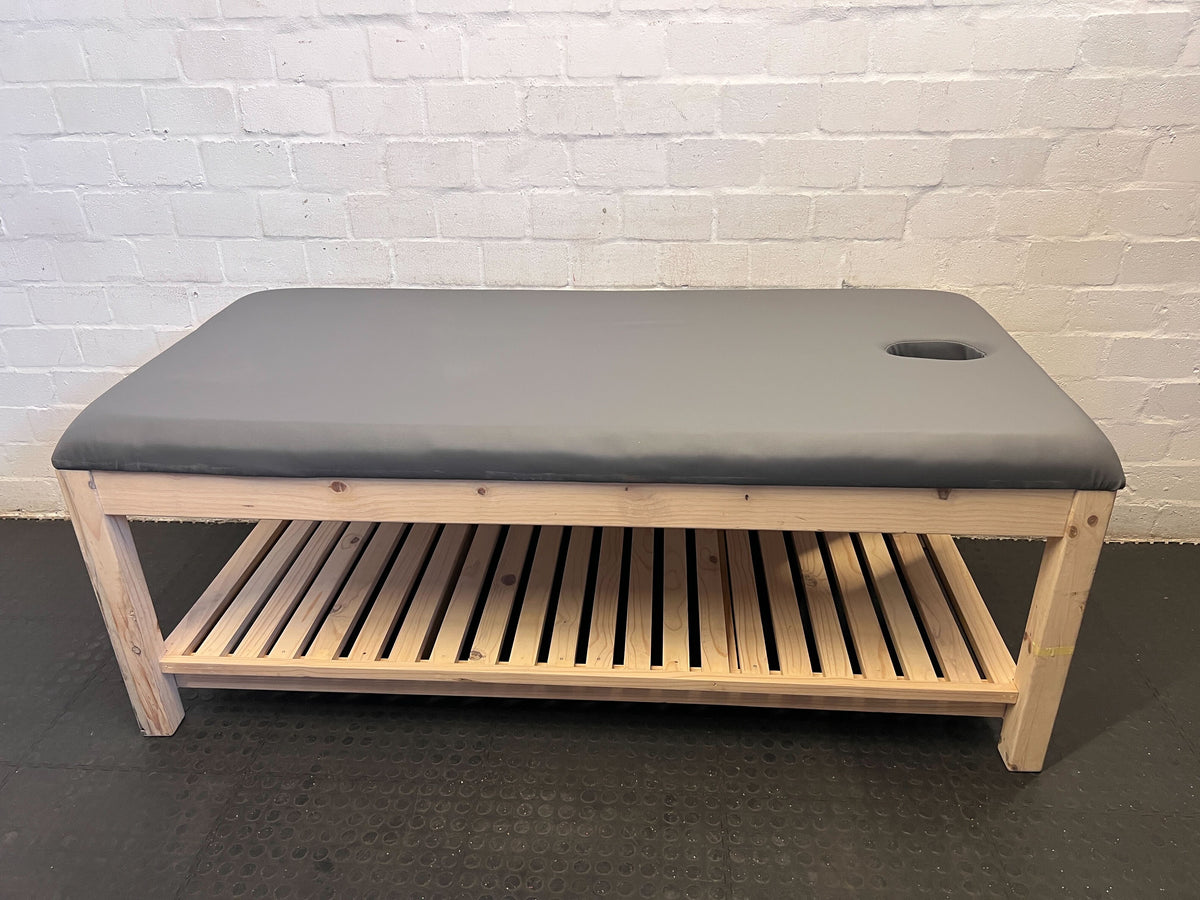 Professional Massage & Treatment Table with Storage Shelf - REDUCED