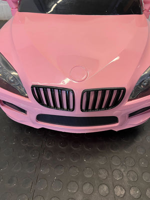 Kids pink electric car  - Pink Kids Electric Ride-On Car Toy - Has no charger - 2ndhandwarehouse.com