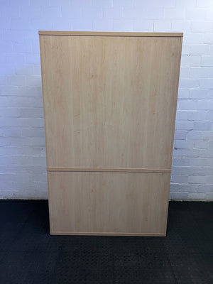 Versatile Light Wood Display & Storage Cabinet - REDUCED