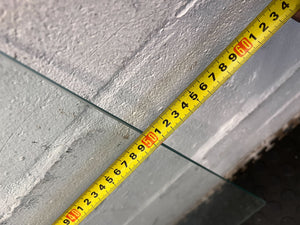 Square Tempered Glass Table Top - Minor Scratches - 2ndhandwarehouse.com