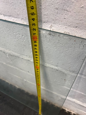 Square Tempered Glass Table Top - Minor Scratches - 2ndhandwarehouse.com